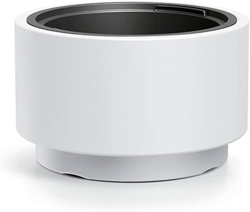 Weißes Pflanzgefäß mit Behälter, HEOS Kollektion, 39,5 x 39,5 x 24...