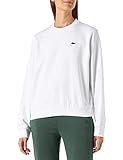 Damen LACOSTE Sweatshirt aus ungerautem Fleece mit Colourblock