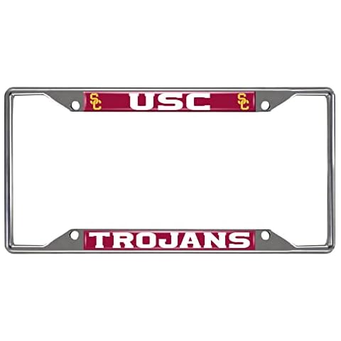FANMATS Southern California Trojans License Plate Frame Cover