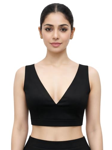 Image of Thevasa Women's Divine Depth Sleeveless Blouse
