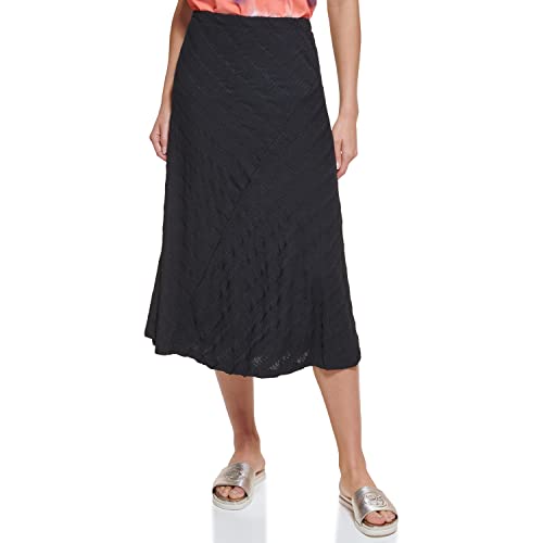 DKNY Women's Everyday Textured Comfy Knit Skirts