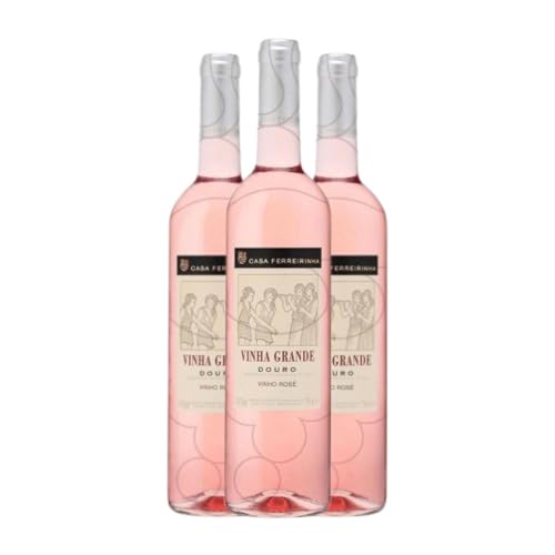 Casa Ferreirinha Vinha Grande Rose Porto Joven 75 cl Vino rosado (Caja de 3 Botellas de 75 cl)