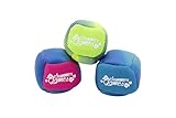 SUMMER GAMES Neopren-Ballset, 3 Stück, 5 cm Durchmesser, 33 g pro Ball, Blau/Grün/Pink