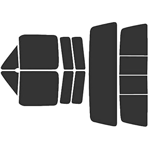 Rvinyl Window Tint Kit Compatible with Ford F-150 1980-1991 2 Door - Black 20% - Single Ply No Bubble Film - Do it Yourself Vehicle Complete Precut Kit