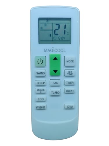 Image of Ac Remote Control Compatible For Whirlpool Ac Remote For Split & Window Ac (Model 7), White