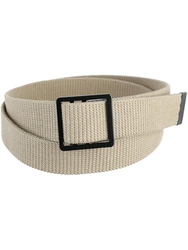 CTM Men's Military Grade Belt with Open Face Buckle3