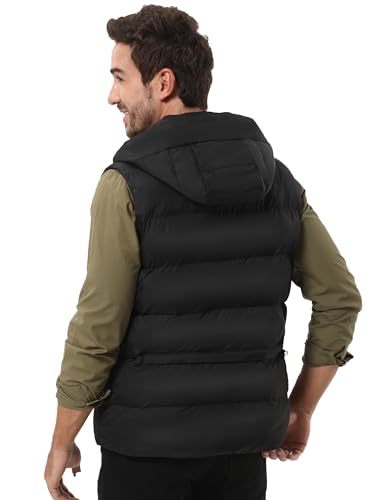 Men's Lightweight Packable Puffer Vest Sleeveless Vest for Hiking - Image 4