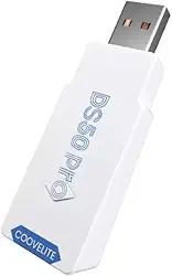 Adaptador Bluetooth DS50 PRO para Controles PS5, PS4, PS3, Xbox Series X|S, Nintendo Switch e PC – Baixa Latência, Função Macro Avançada, Vibração, Motion Control, Turbo e Conexão Estável