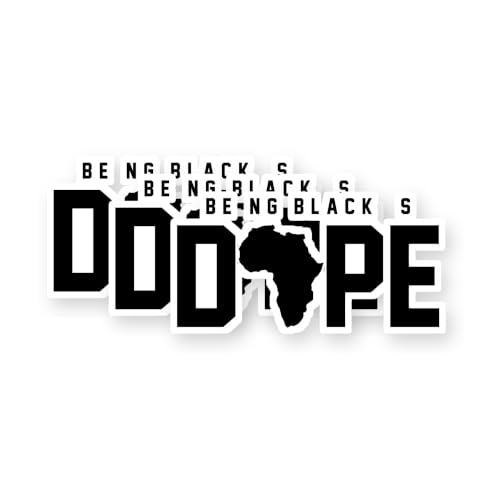 Being Black is Dope Slay Snack African Vinyl Stickers 3 Pack 3 Inch