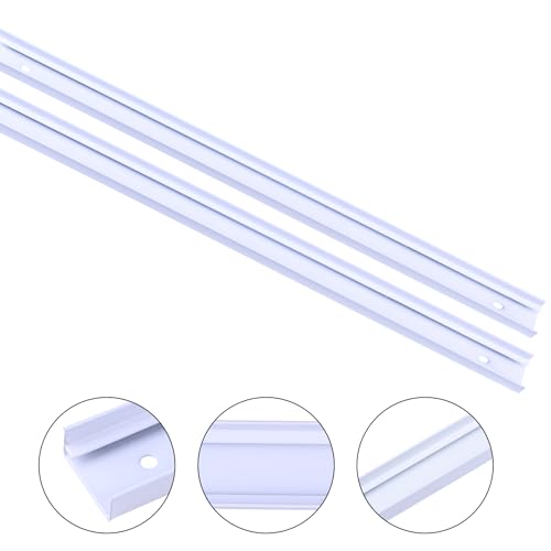 Abeicy 24 Inch Bifold Door Hardware Kit with Track, Top and Bottom Pivot, Spring, Pivot Pin, Full Repair Accessories for Double Door, Folding Door, Accordion Door by Abeicy - Image 4