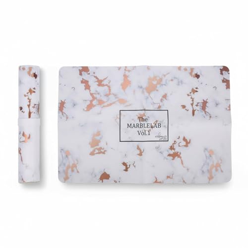 Alfombra de Apoya Manos para Manicura, Tapete para Decoración de Uñas, Alfombrilla de Manicura Portátil Impermeable Suave Almohadilla para Uñas de Mano Herramienta de Manicura (Oro Rosa)