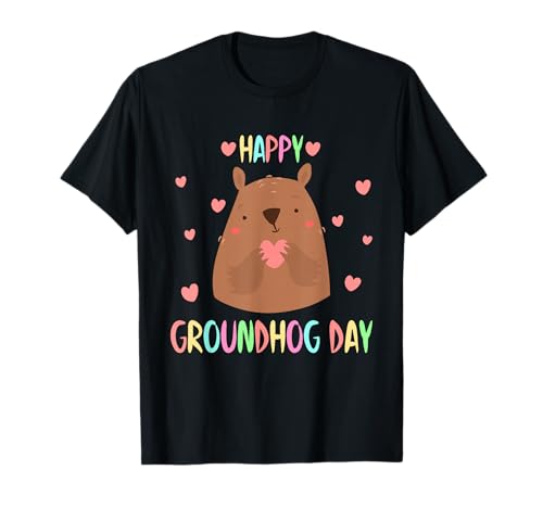 Funny Happy Groundhog Day 2025 T-Shirt