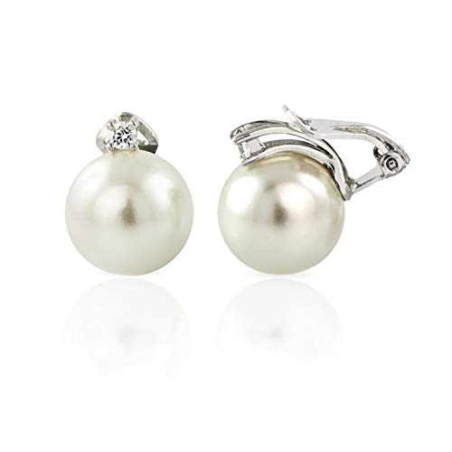 inSCINTILLE Pendientes de perlas blancas o grises Cover