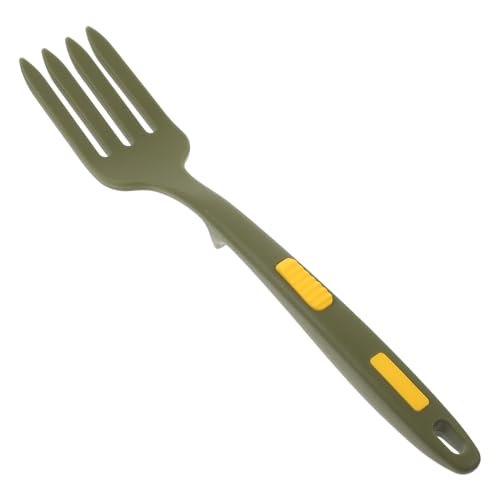 Toyvian Fourchette Silicone Multifonction Anti-dérapante Fourchette Légère et Pratique pour Salade Accessoire de Cuisine Portable pour Dîner à Domicile et Restauration
