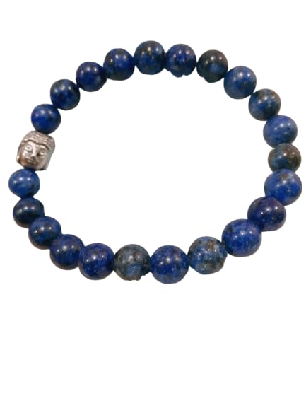 Rare Gems Gallery Stylish Sugi Light Stone Hand Knotted Sujilite Hath Ka Bracelet Original Certified सुगिलाइट ब्रेसलेट Natural Elastic Sugilite Bracelet With Budha Heads Beautiful Gifts For Unisex