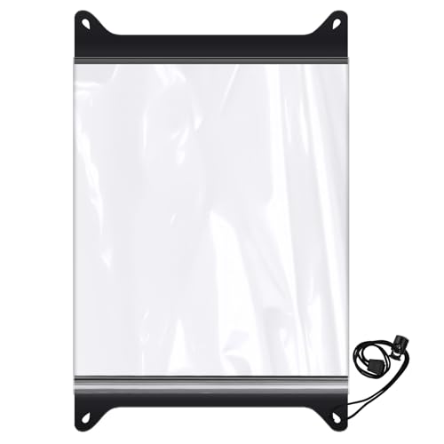 ElectricWise Waterproof Map Case TPU Guide Map Case Holder with Clear Window 13 x 11 Inch Waterproof Bag Pouch Marine Dry Bags Outdoor Document Holder for Hiking Kayaking Marine Travel