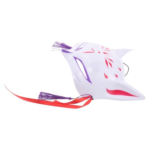 Demi-masque de renard Halloween pour compléter un costume de cosplay réussi