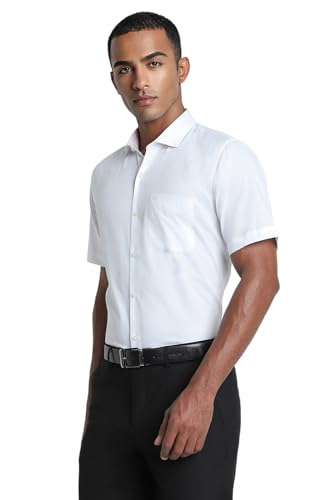 Image of Peter England Men's Solid Regular Fit Shirt