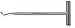 Premier 1003394 Surgical Elevator, Potts 1, Single End, T Bar Handle