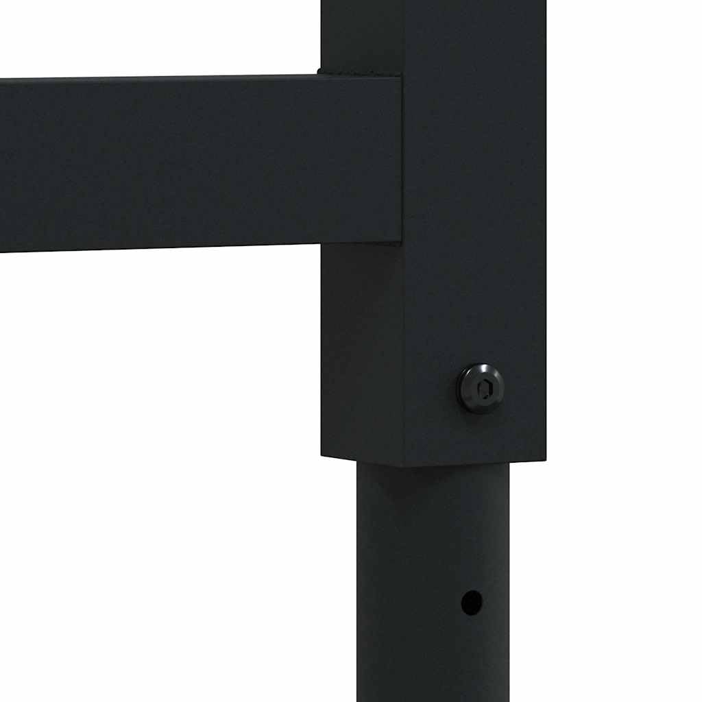 vidaXL Banco Lavoro 100x60x(73-99,5) cm Legno di Acacia Rettangolare, tavolo da lavoro, postazione da lavoro, banco da lavoro in metallo