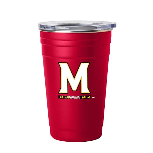 Image of Logo Brands NCAA 22 oz Stainless Steel Tailgate Cup -Double Wall Vacuum-Sealed Durable For Hot & Cold Drinks, Perfect for Gameday & Tailgating