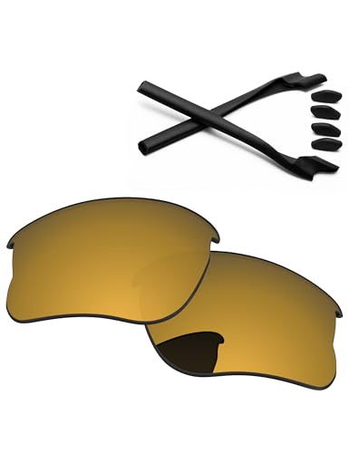 Image of Replacement Lenses & Rubber Kits for Oakley Half Jacket 2.0 XL OO9154 62mm - Precise Fit, UV Block, Impact Resistant