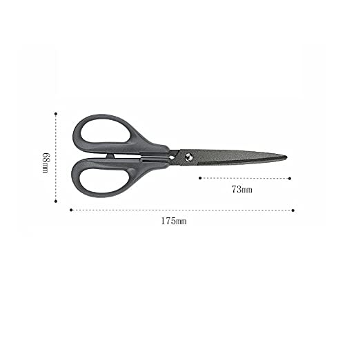 Küchenschere, Edelstahlschere, scharfe Bastelschere, zum Nähen, Handarbeiten, Kunstwerken und Büroausschnitten, 17,5 cm