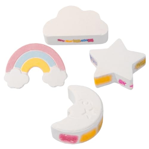 KOMBIUDA 4 Piezas Conjunto De De Baño Juguete Sal Rosa Del Salero Ácido Seco Ducharse De Baño De Burbujas Bomba De Sal De Baño De Viaje Sal Marina