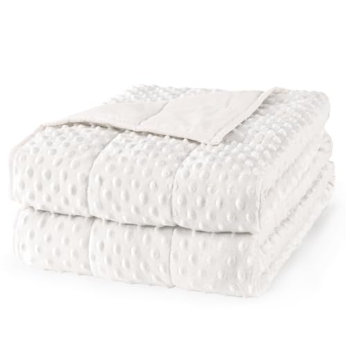 Image of Mr. Sandman Cooling Weighted Blanket for Adults, Queen Size 15 lbs, 60″x80″
