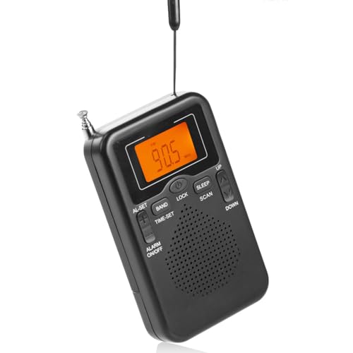 Radio portable AM FM compacte avec dragonne, une idée de cadeau utile pour vos parents