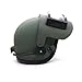 Wodoochey K63 Altyn Russian Helmet, Tactical Russian K63 Altyn Helmet with Steel Vizor Costume, Russian Style Military Helmet Tactical Prop for Airsoft (Army Green)