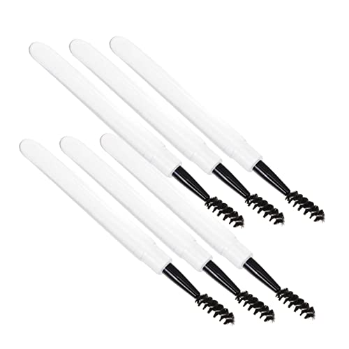 HAPINARY Essential Lash Brush for Mascara Application 6pcs Eyelash Brow Makeup Brush Easy Storage