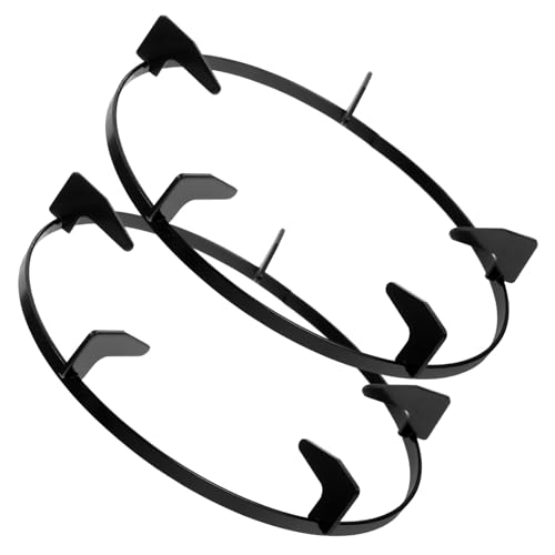 OKUMEYR 2Pcs Gas Stove Rack Premium Multifunctional Holder for Wok Pot Design Easy Convenient Cooking