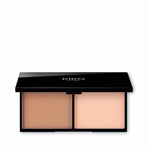 KIKO Milano Smart Contouring Palette 02 | Palette Poudre Bronzante Et Enlumineur Contouring Visage