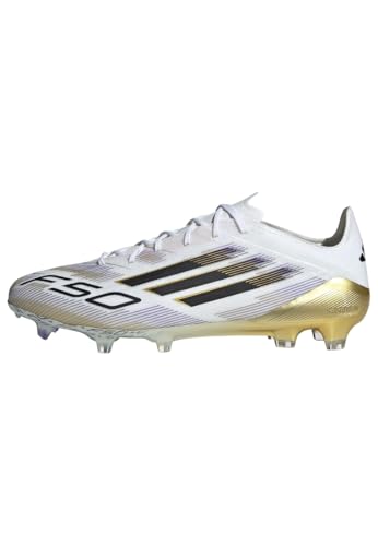 adidas FTWWHT/CBLACK/Goldmt Unisex F50 Elite FG FTWR whiteCore Black/Gold met. 9 US, 9 Wide Men