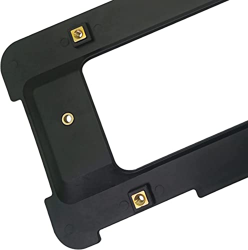Fbjtdq Rear License Plate Holder Bracket For Bmw & Mini Cooper- Back Trunk Mount Tag Adapter With Black Aluminum Frame, Car Accessories 51187160607 511882380615, Screws Caps Insert Nuts #TOP7
