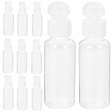 Toyvian 24 Pezzi Bottiglia Cosmetica Vuota in Plastica 50ml per Viaggio