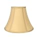 Light Gold Bell Hand Made Fabric Lampshade, 7x14x11"H, (Spider) (Light Gold Pack of 1)