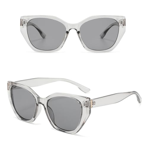 Lunettes de soleil rétro œil de chat style punk et hip-hop à monture oversize
