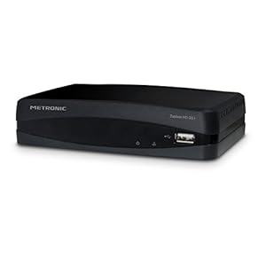 Metronic 441615 Zapbox HD-SO.1.1 – TDT-T2 HD-ontvanger, USB-aansluiting, HDMI, SCART, SPDIF, afstandsbediening, zwart