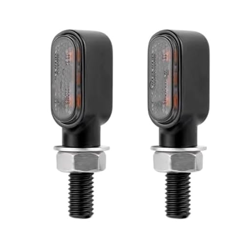 Clignotant moto LED 12V avec filetage 8mm pour indicateurs de direction