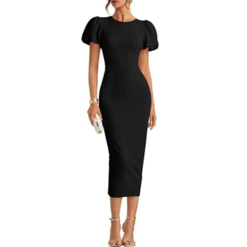 Robe cocktail midi fine et confortable pour en finir avec les complexes