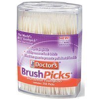 The Doctor's BrushPicks Interdental Toothpicks, Helps Fight Gingivitis, 4 Count