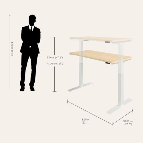 Image of Interio by Godrej Stance Dual Motor Height Adjustable Work Desk