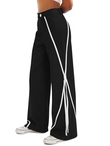 Pantalon décontracté femme à jambe large contre l'inconfort