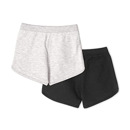 Image of Real Basics Premium Cotton Printed Shorts for Girls (Pack of 2)