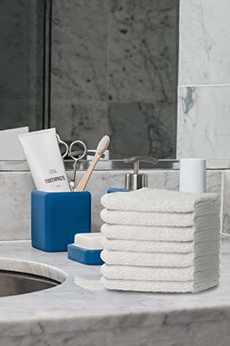 Koutique Pack Of 24 Ring Spun Cotton Salon Towels Bulk 16X26 Ultra Soft And Highly Absorbent Towels For Salons,Spa,Gym,Sports,Beard Shaving,Home Hair Drying,Manicure (Not Bleach Proof) #TOP3