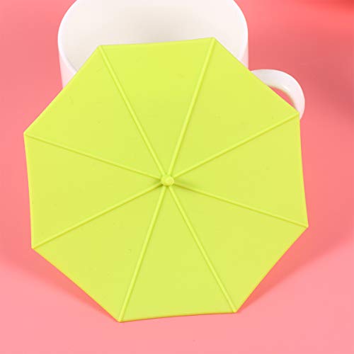 DOITOOL Caneca de café de chá, 3 peças, à prova de vazamento, tampas de silicone para copo seladas p