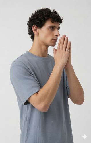 Image of Zilcon Men's Casual Round Neck T-Shirt Short Sleeve T-Shirt Summer Beach Hippie T-Shirt