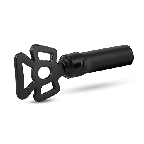 Image of FAPBADRI Curtain Rod /Pipe Heavy Quality Mild Steel for Home /office door, window, shower, 1 inch diameter (25mm), Color - Black, Length - 60 inches (5 feet), 2 Pipes